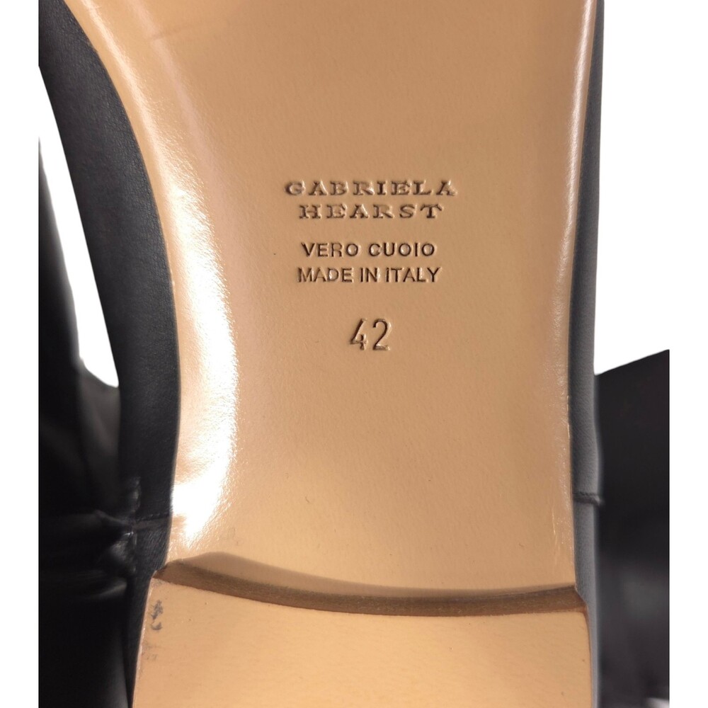 Gabriela Hearst Over the Knee Boots US 11 EU 42 Womens Black Leather $1550 - Picture 14 of 15